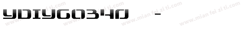 YDIYGO340 普通字体转换